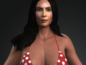 Kim Kardashian Modèle 3D