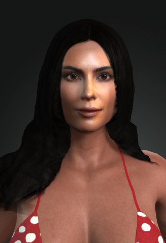 Kim Kardashian Modèle 3D .c4d .max .obj .3ds .fbx .stl .blend 