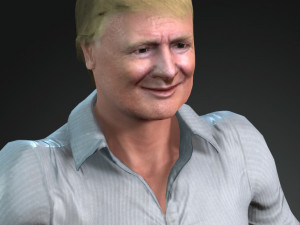 donald trump Modèle 3D