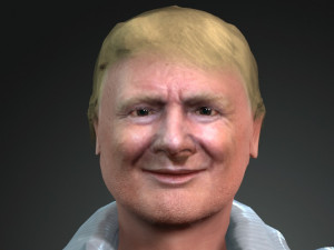 donald trump Modèle 3D