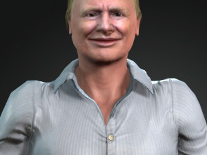 donald trump Modèle 3D