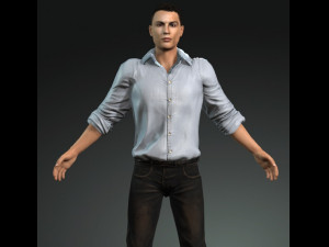 Christiano ronaldu 3D Model