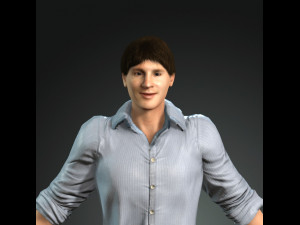 leo messi 3D 모델