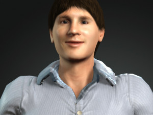 leo messi 3D Модель