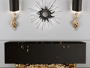 conjunto de m&oacute;veis Modelo 3D