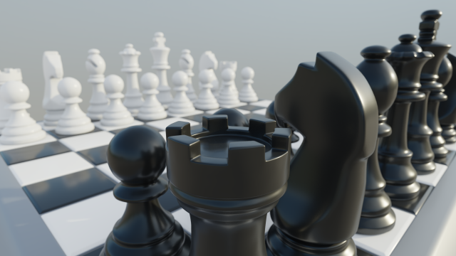 classic chess set 3D-Modell .c4d .max .obj .3ds .fbx .lwo .lw .lws