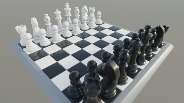 Download classic chess set 3D-Modell