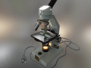 microscope 3D Model