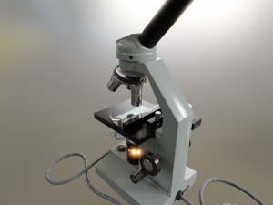 microscope 3D-Modell