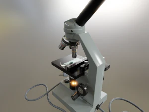microscope 3D Model