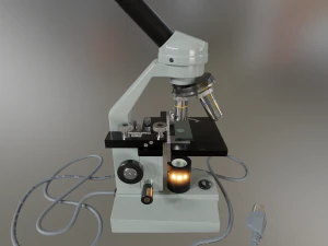 microscope 3D Model