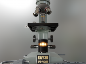 microscope 3D-Modell
