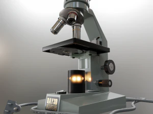 microscope 3D Model