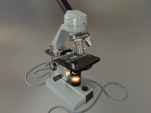 microscope 3D Model