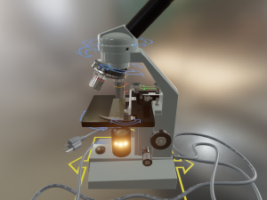 microscope 3D-Modell