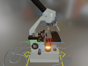 microscope 3D-Modell