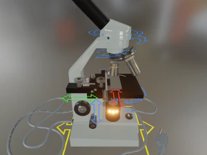 microscope 3D Model