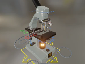 microscope 3D Model