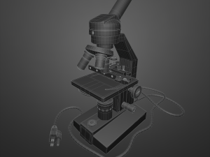 microscope 3D-Modell