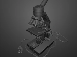 microscope 3D Model