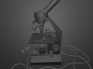 microscope 3D-Modell
