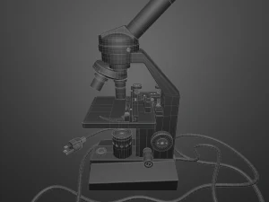 microscope 3D Model