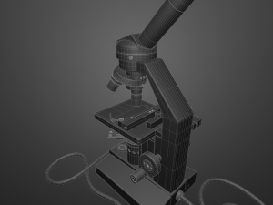 microscope 3D-Modell