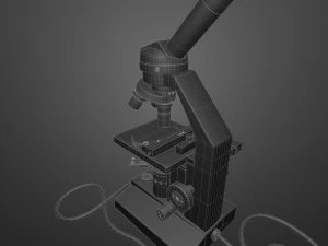 microscope 3D Model
