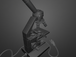 microscope 3D-Modell