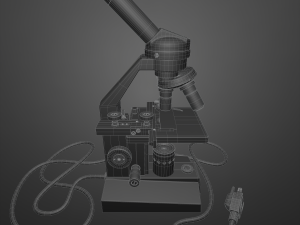 microscope 3D-Modell