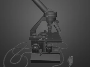 microscope 3D Model