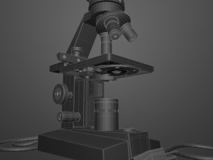 microscope 3D-Modell