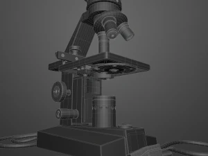 microscope 3D Model