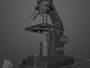 microscope 3D-Modell