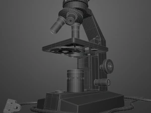 microscope 3D Model