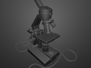microscope 3D-Modell