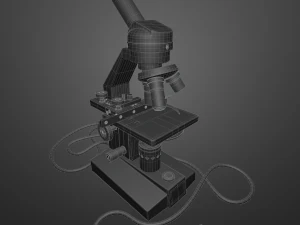 microscope 3D Model