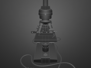 microscope 3D-Modell
