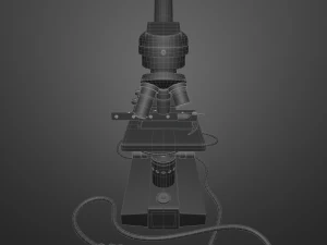 microscope 3D Model