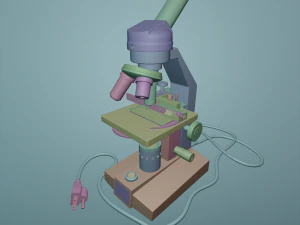 microscope 3D Model