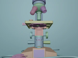 microscope 3D Model