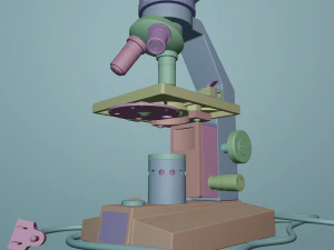 microscope 3D Model