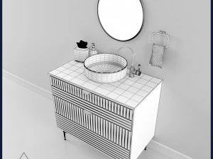 washbasin ikea model 3D Model