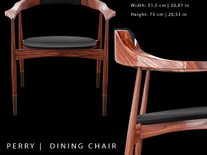 perry dining chair 3D Модель