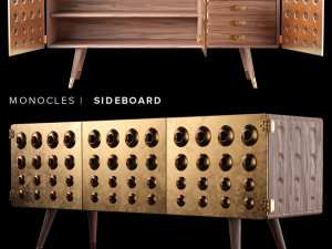 monocles sideboard Model 3D