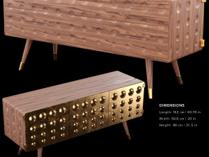 monocles sideboard 3D Model