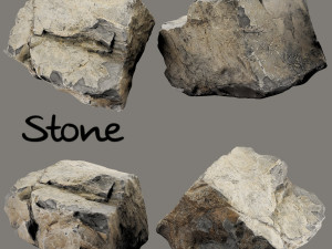 stone photoscan Modèle 3D