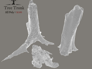 tree trunk Modelo 3D