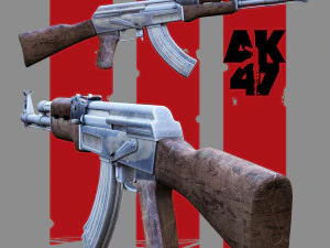 АК47 3D Модель