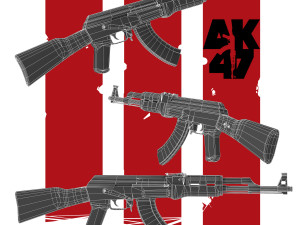 ak47 3D Model
